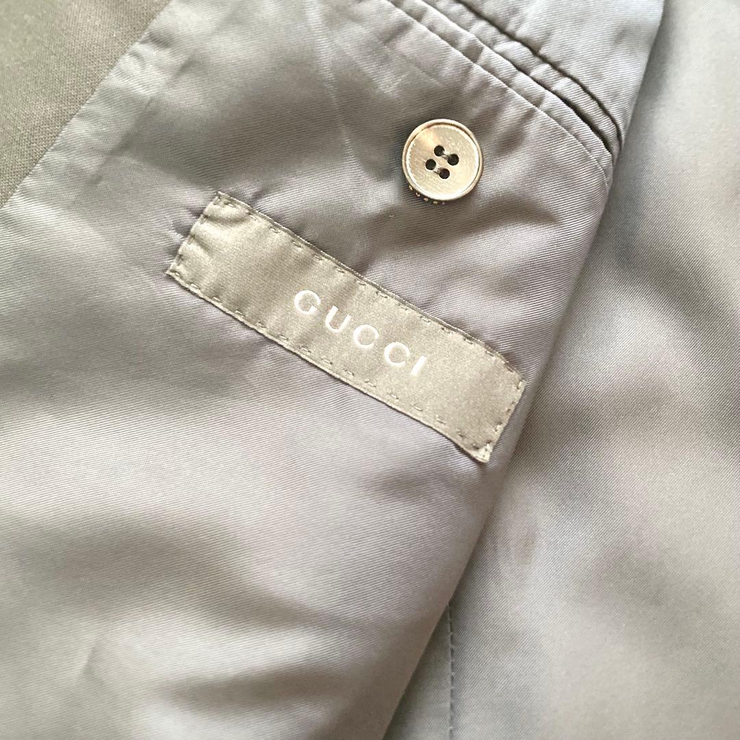 【美品】GUCCI テーラードジャケット　フリーダ期　グッチ　黒　無地