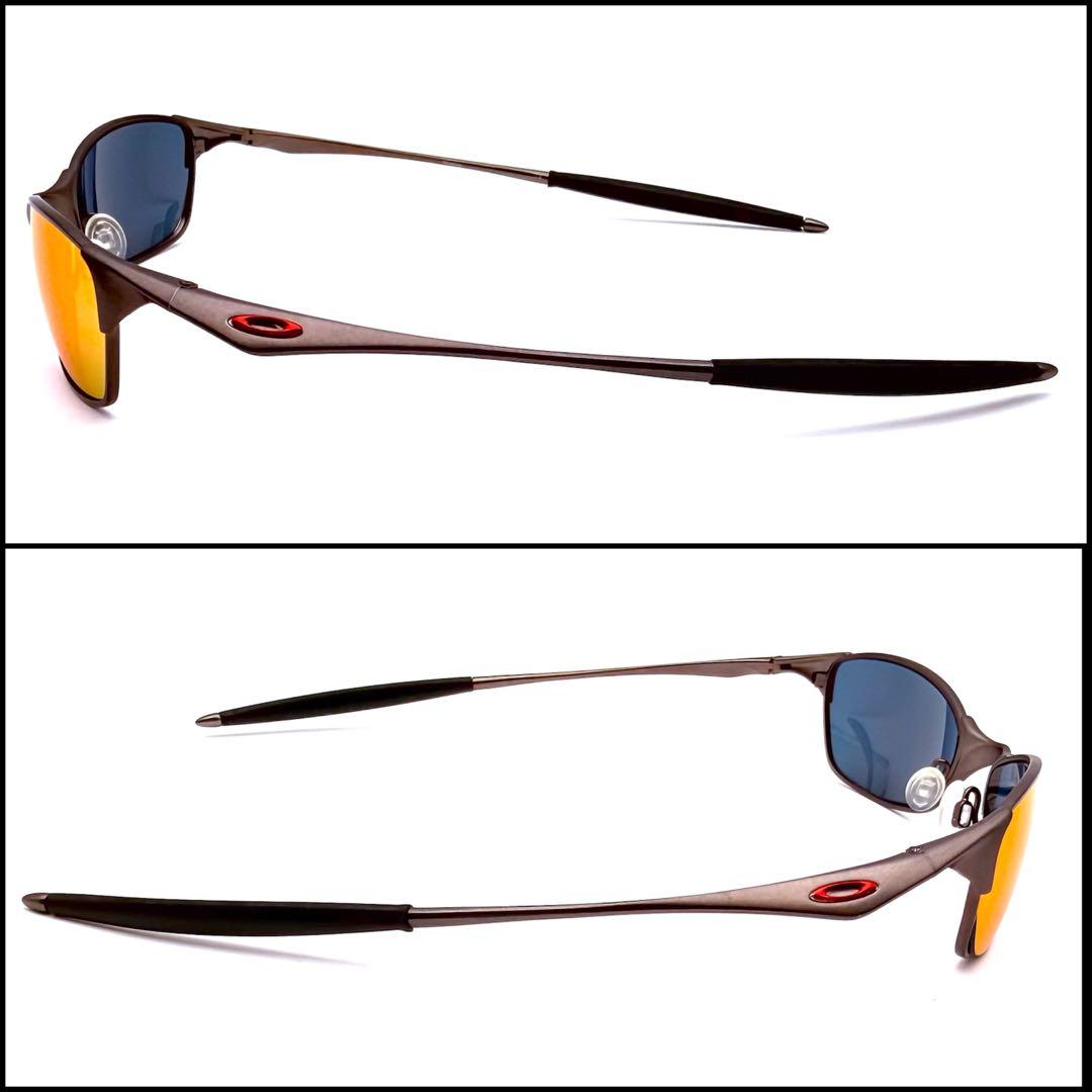 【美品】OAKLEY オークリー　Wiretap メタルフレーム　サングラス