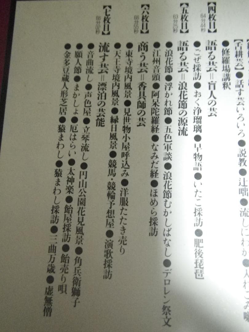 m*y様 CD7枚組 小沢昭一が訪ねた道の芸・街の芸 説く芸 商う芸 語る芸 他