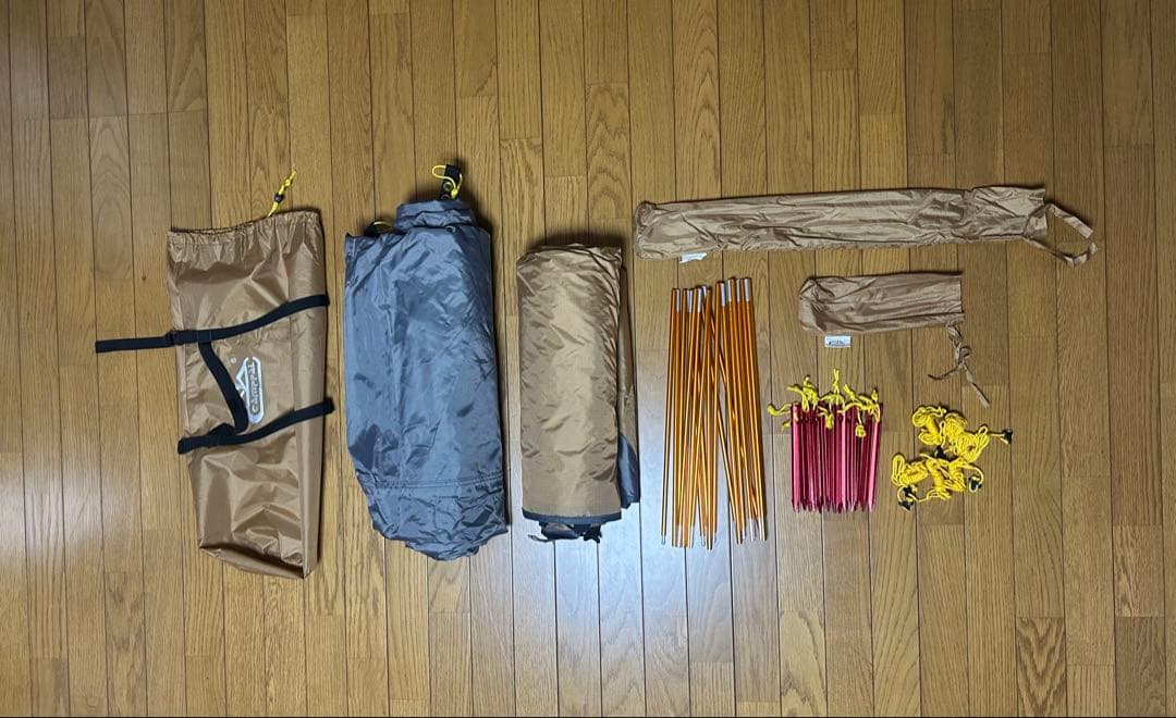 Camppal 4シーズン 春夏秋冬 テント 3人用 4人用 カーキ MT066