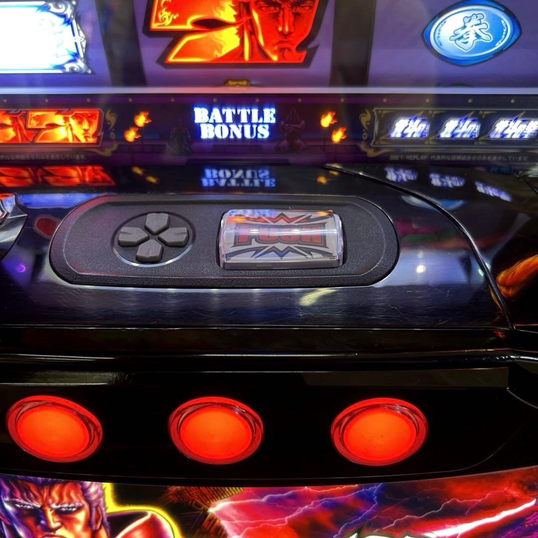 スマスロ「北斗の拳」拳王パネル　パチスロ実機