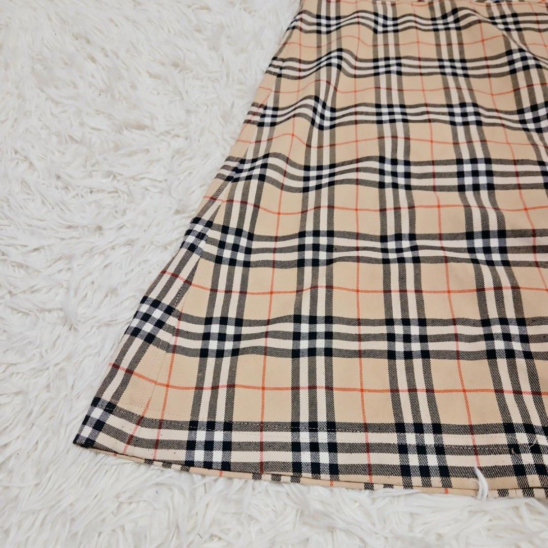 BURBERRY ブルーレーベル ワンピース フレア ノバチェック Lサイズ