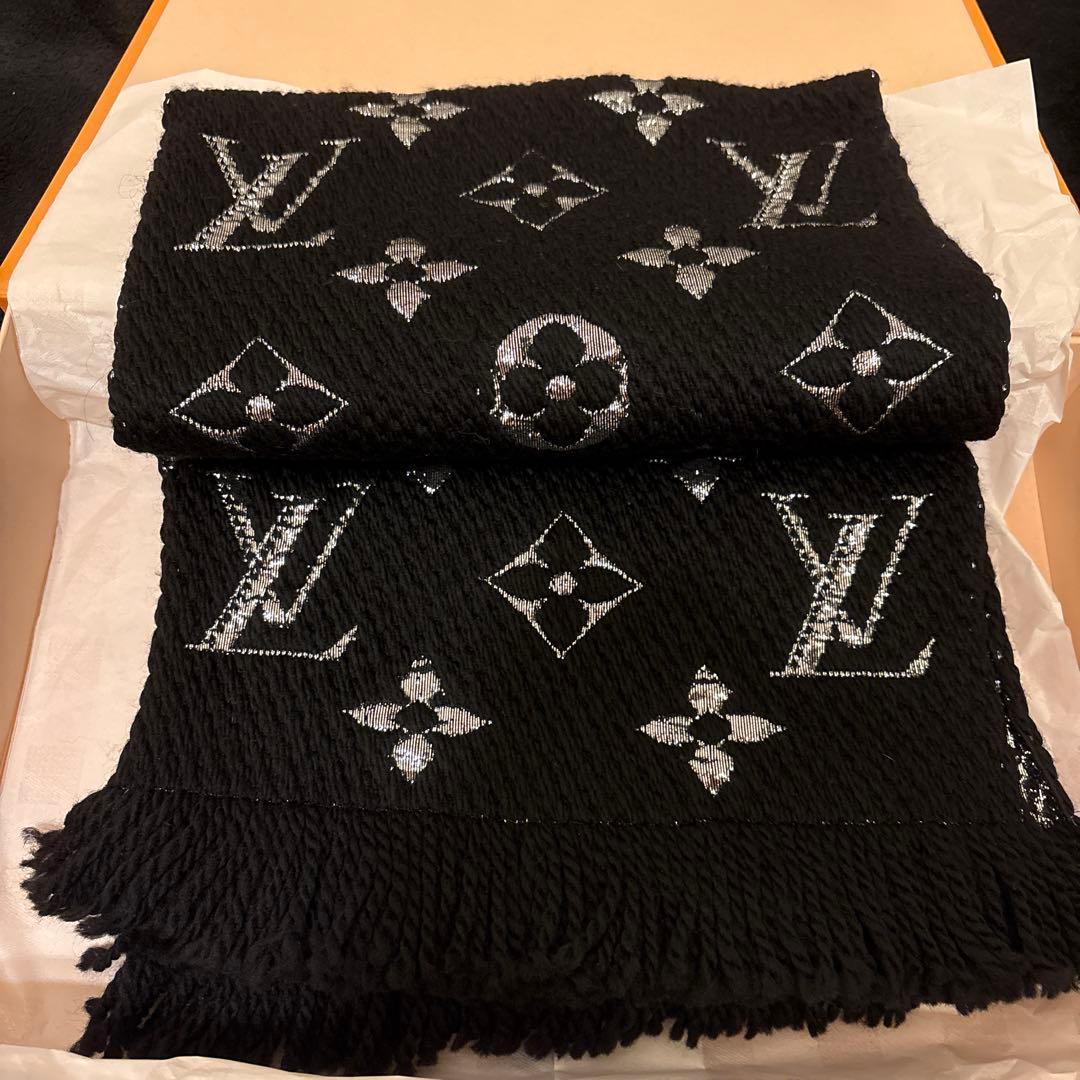 ★Gradation 工房★ LOUIS VUITTON ブラックマフラー