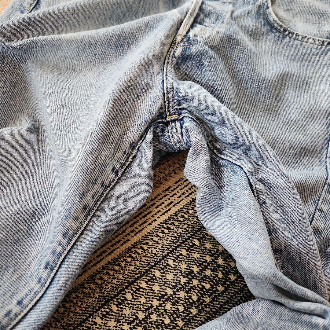 パンツ MADISONBLUE TAPERED DENIM BLUE