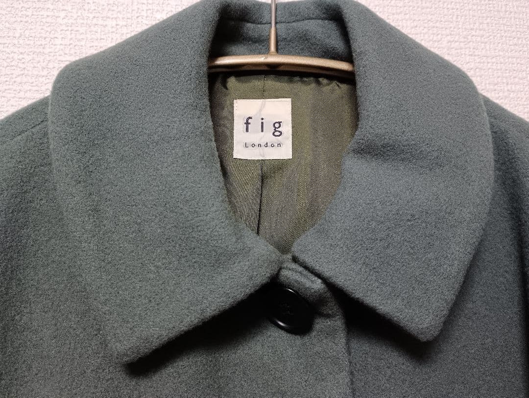fig London◆エアリアルパイル Phebe CO グリーン