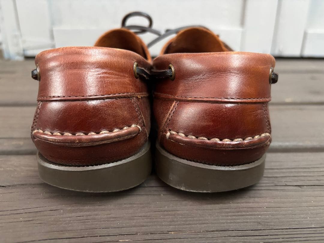 美品　パラブーツ　モカシン　デッキシューズ　us6.5