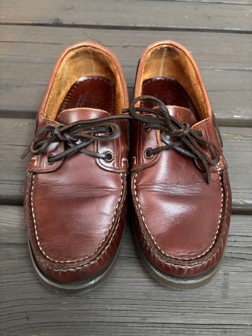 美品　パラブーツ　モカシン　デッキシューズ　us6.5
