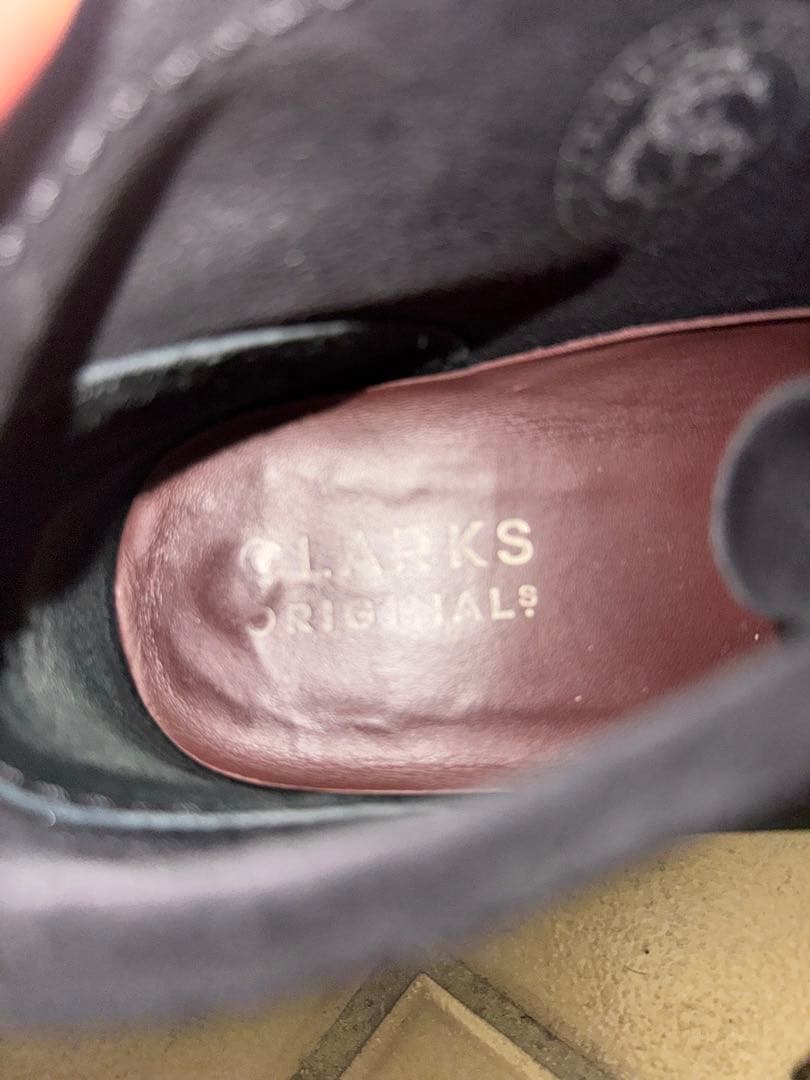 Clarks 黒 ワラビー