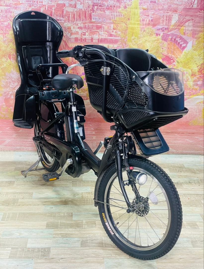 ZK3479 電動自転車 ブリヂストン アンジェリーノ 子供乗せ 20インチ