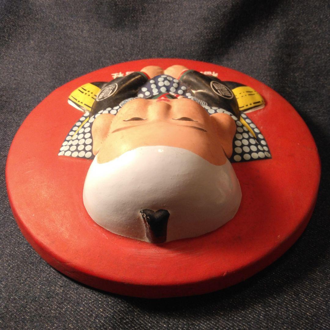 福助タビ 看板　当時物　ビンテージ　ノベルティ 壁掛け　昭和レトロ　開運