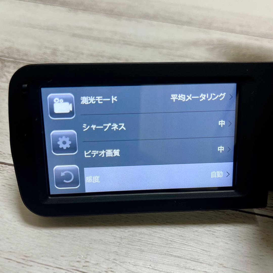 【中古美品】4K ULTRA HD デジタルビデオカメラ マイク付 Wi-Fi