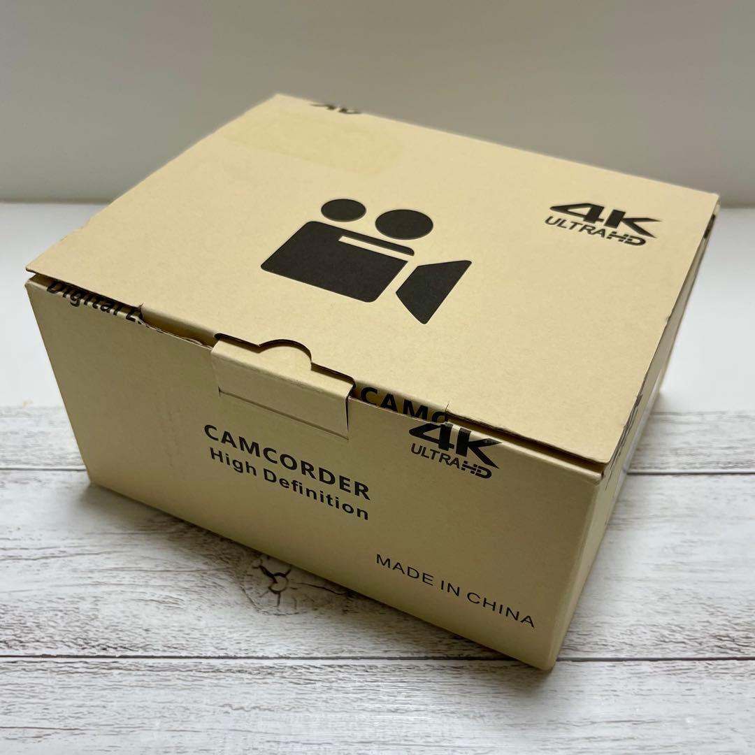 【中古美品】4K ULTRA HD デジタルビデオカメラ マイク付 Wi-Fi