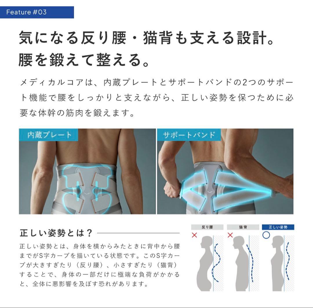SIXPAD Medical Core メディカルコア Mサイズ