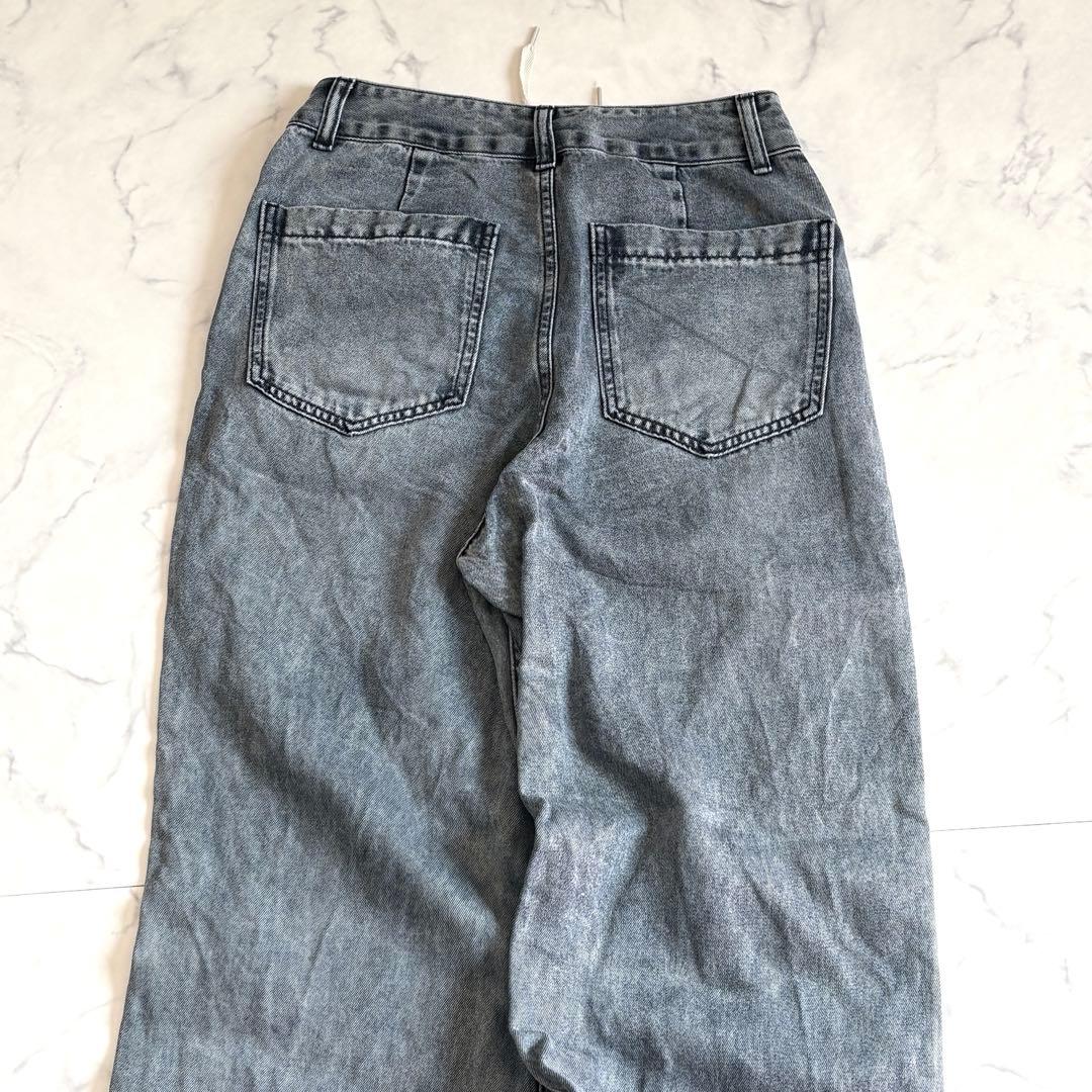 美品 ラウンジドレス ライトドロストデニムパンツ