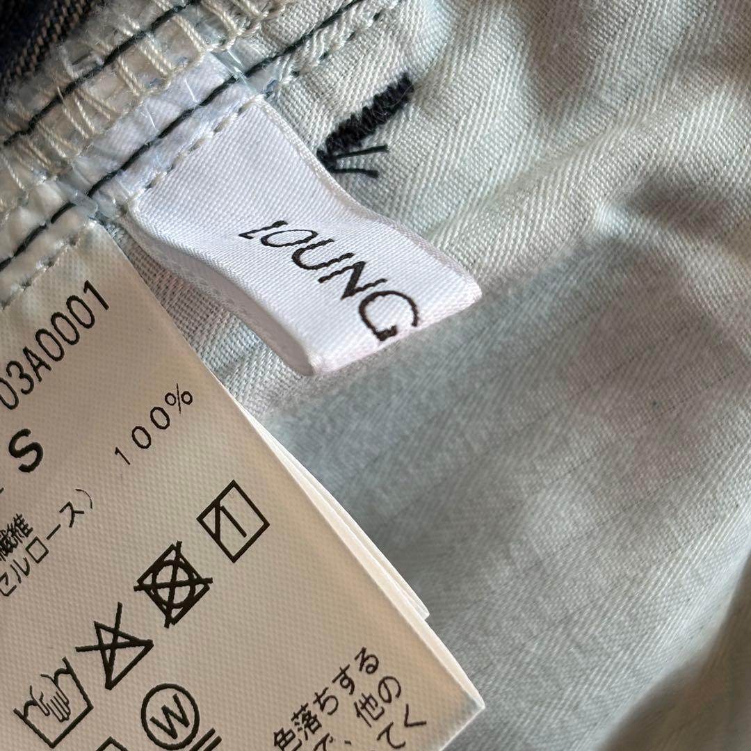 美品 ラウンジドレス ライトドロストデニムパンツ