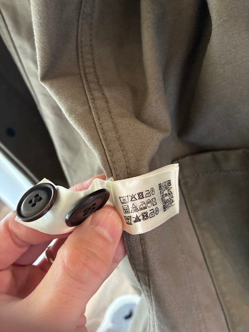 【希少】ZARA ORIGINS ウォッシュ加工コットンブレザー　XL