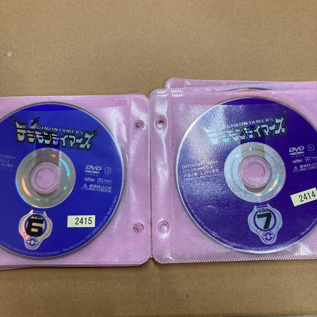 デジモンテイマーズDVD 全12巻セット　レンタル落ち