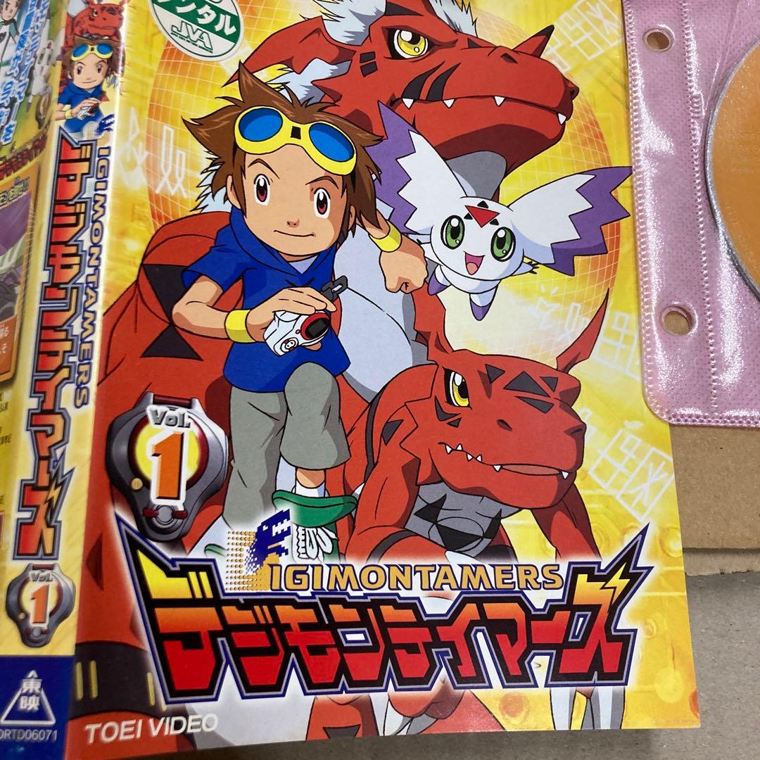 デジモンテイマーズDVD 全12巻セット　レンタル落ち