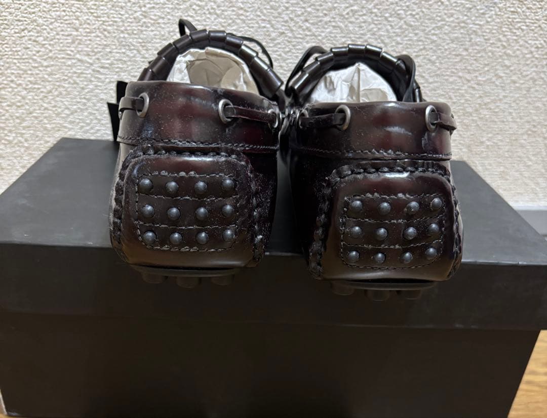 【新品未使用】TETE HOMMEキルトタッセルドライビングシューズ イタリア製