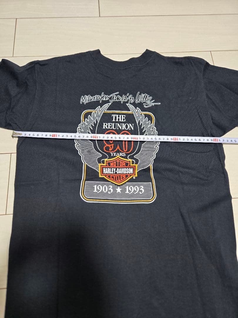 90'SUSA製 Harley-Davidson 90周年記念Tシャツ Mサイズ