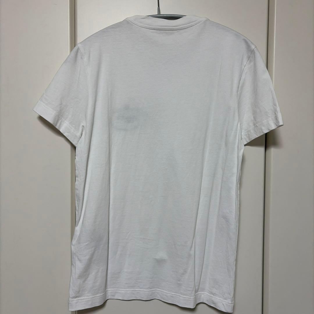 PRADA ロゴ刺繍 ホワイトTシャツ