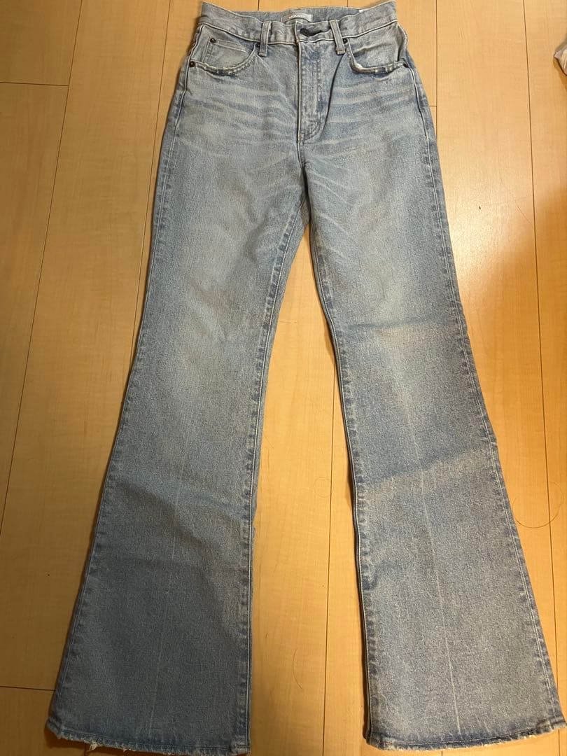 パンツ MOUSSY MVS L/BLU FLARE(L)