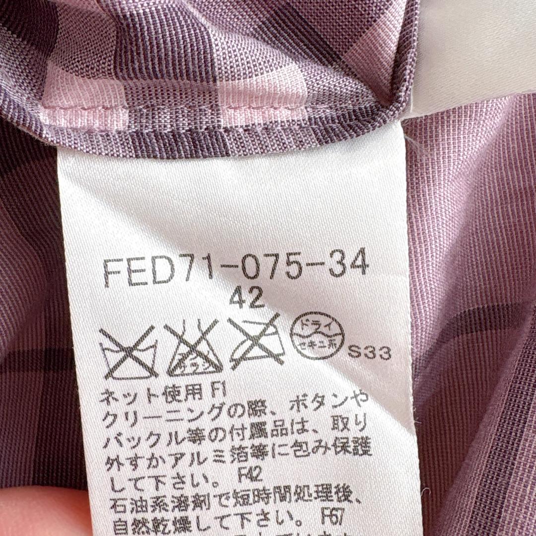 美品⭐️バーバリーロンドン ノバチェック 金ボタン ベルト シャツワンピース42