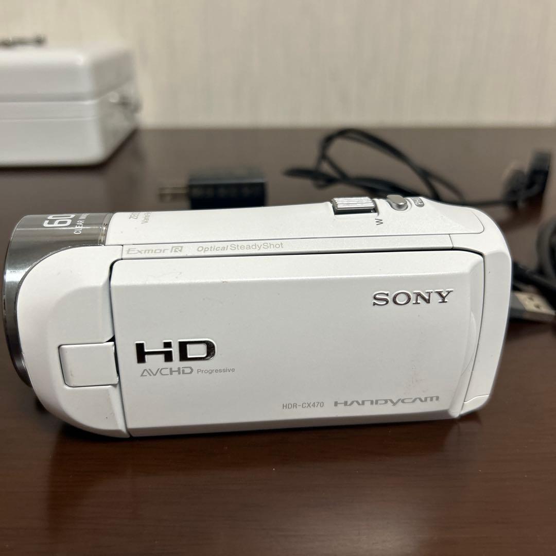 【美品】 SONY HDR-CX470 ホワイト