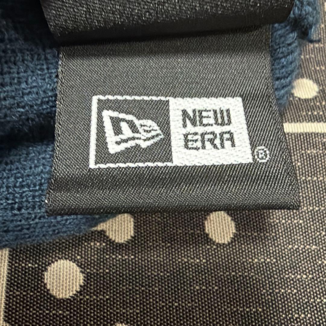 Supreme ×NEWERA クロスボックスロゴ ニット帽 ネイビー