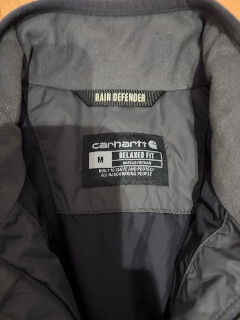Carhartt ギリアムベスト 中綿 Mレインディフェンダー グレー