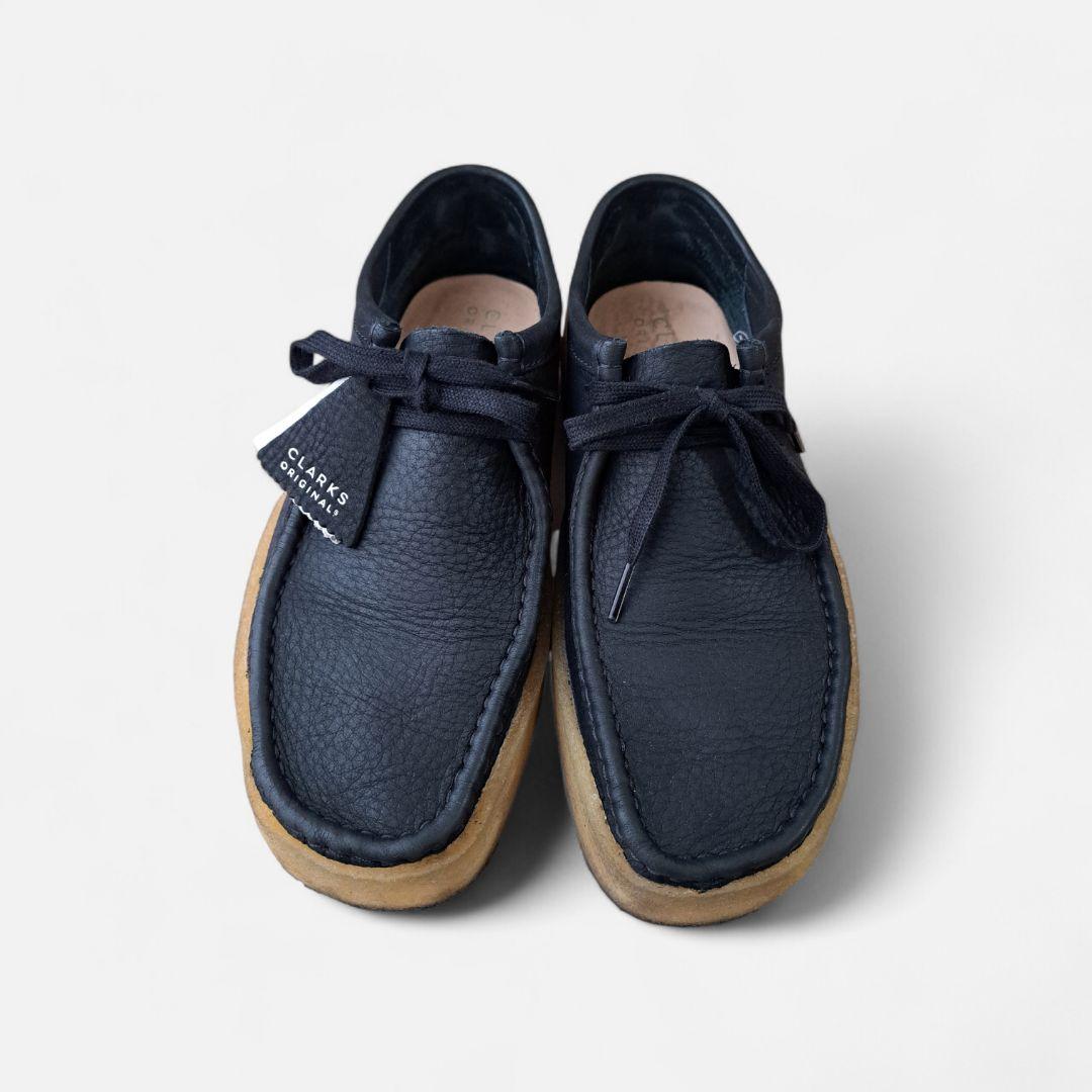 CLARKS ブラック モカシンシューズ　ワラビー　クラークス