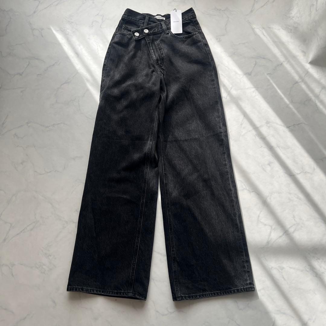 ポケ様　未使用MOUSSY CROSS WAIST WIDE STRAIGHT