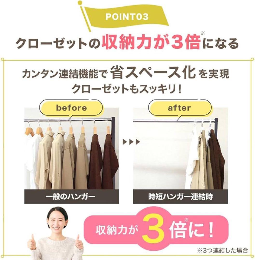 【1秒着脱&洋服ケア】MODE HANGER 時短ハンガー（グレー,30本）
