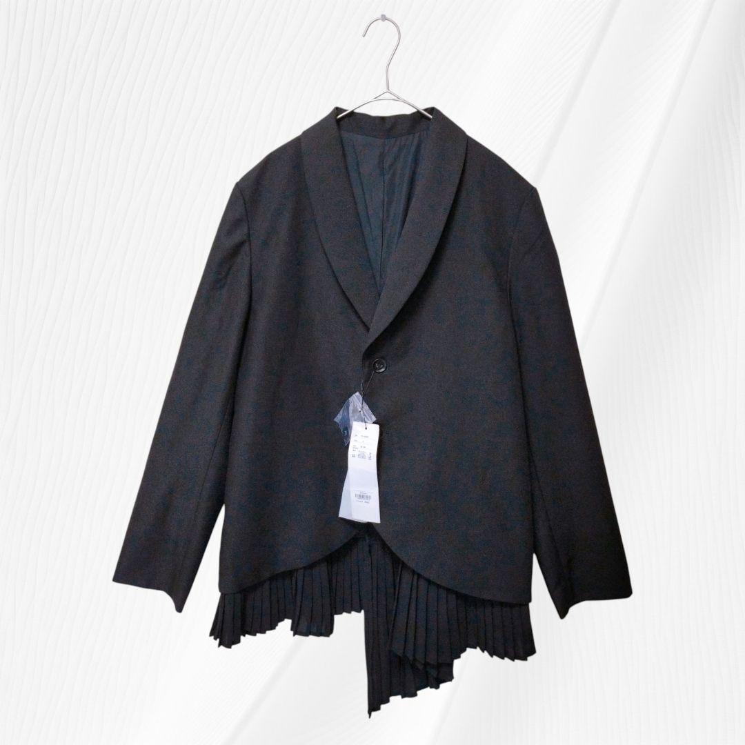 ✨️新品✨️antiquaアンティカ プリーツジャケット ブラック F