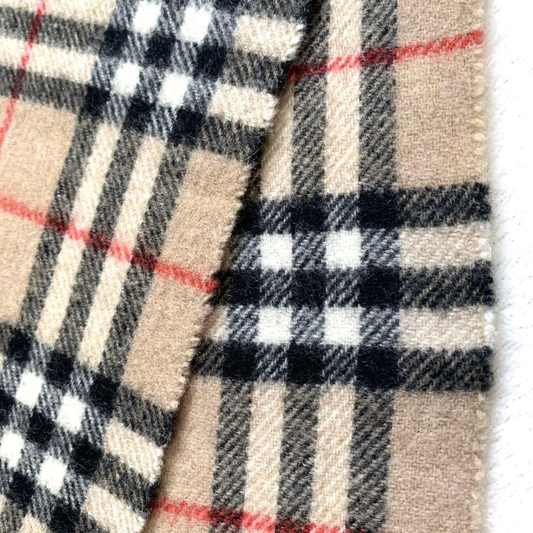 Burberry's バーバリー　ウールマフラー　ノバチェック　ベージュ