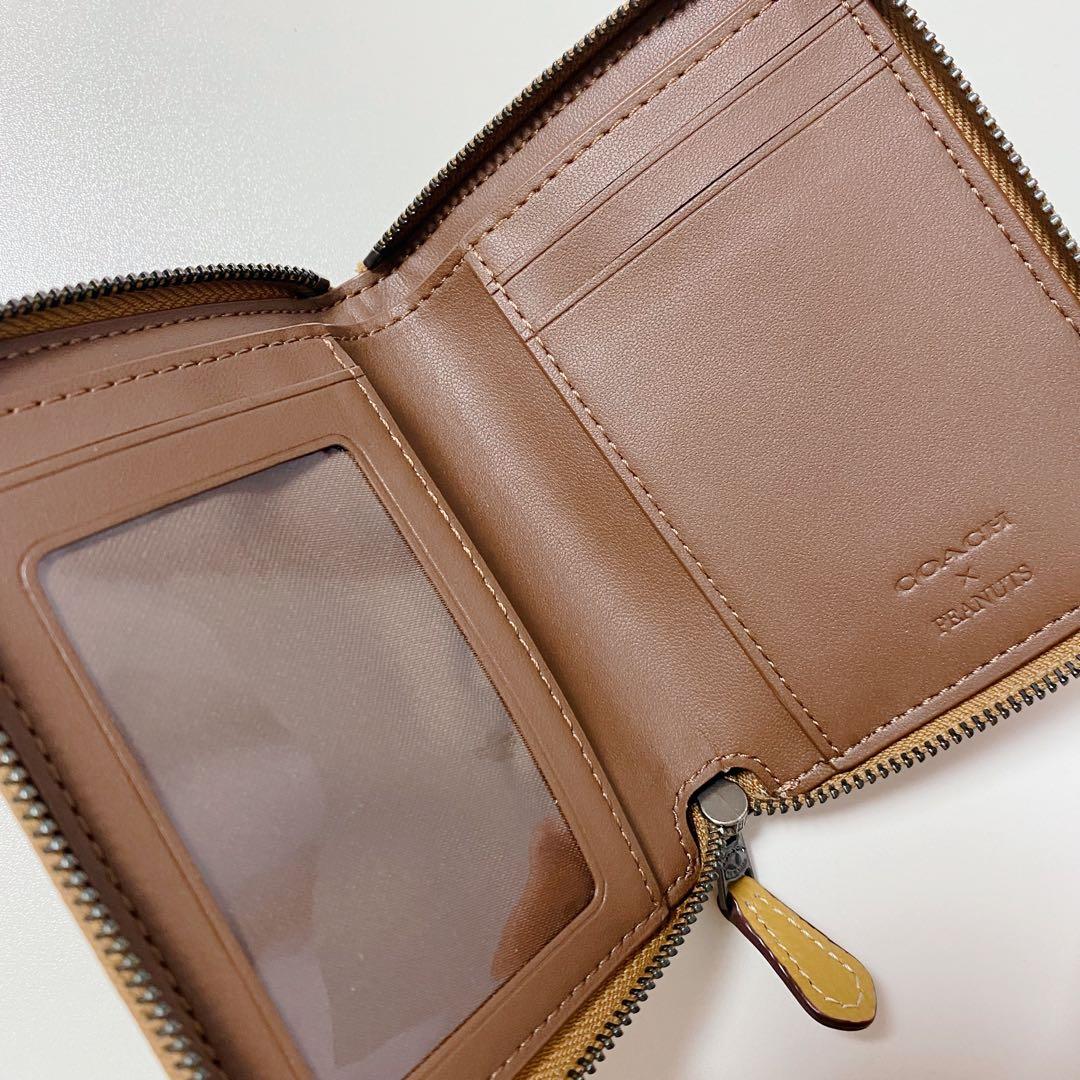 【大人気！】COACHコーチ★スモールジップアラウンドウォレット★スヌーピー