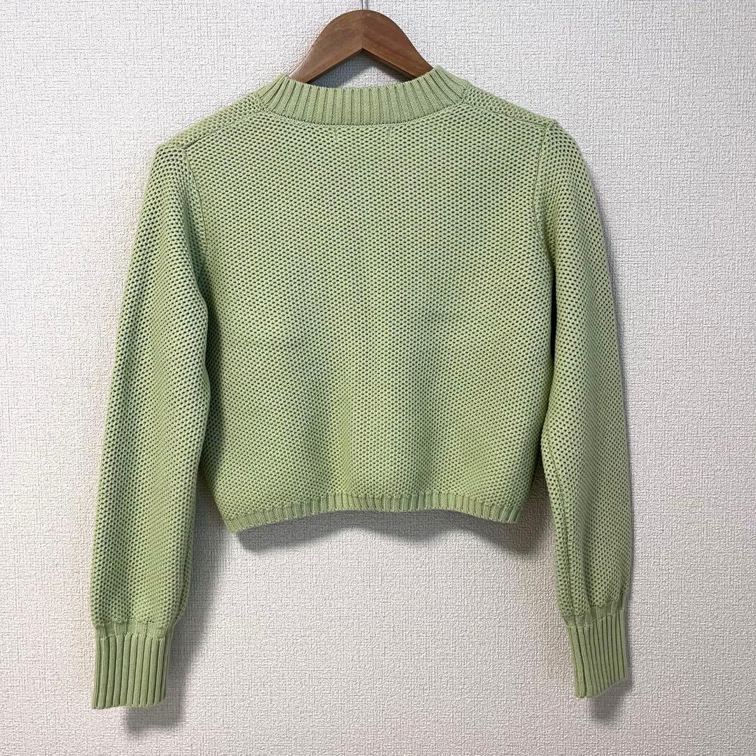 【値下げしました】Basket Knit Cardigan ピスタチオ