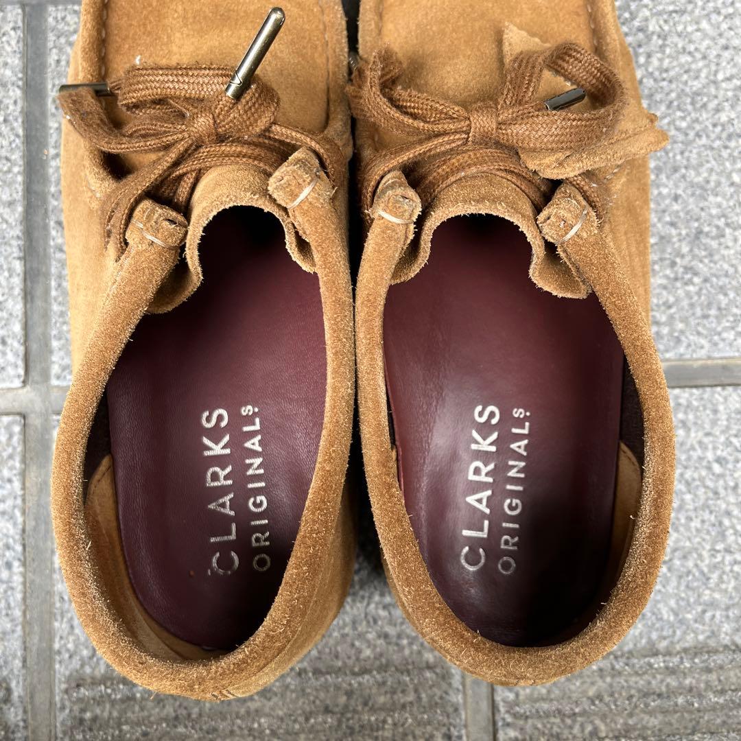 Clarks スエード モカシン ベージュ
