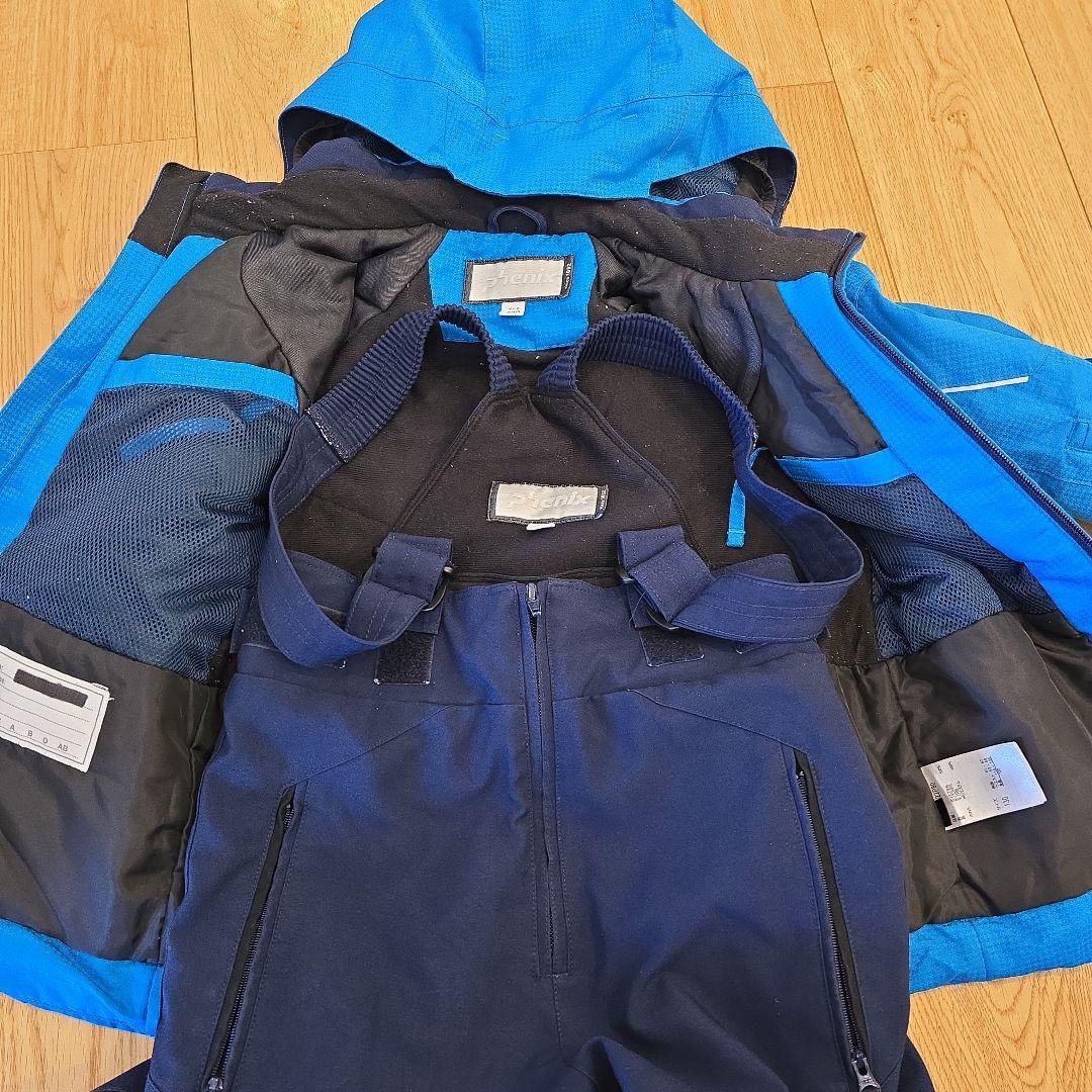 キッズ用 スキーウェア Phenix 上下セット 130cm