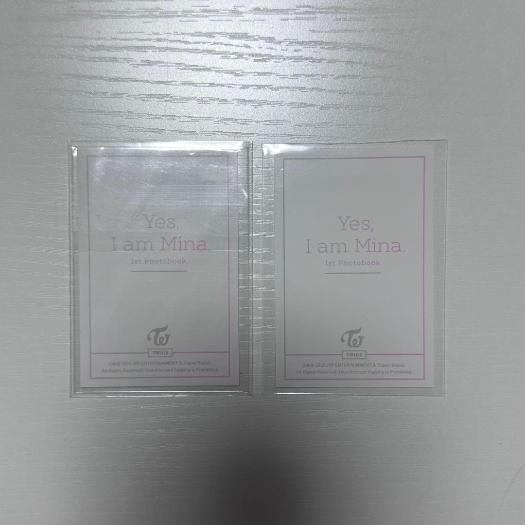 TWICE Yes, I am Mina. photo book ミナ トレカ
