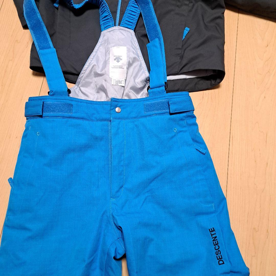DESCENTE 子ども用スキーウェア サイズ150 黒/青