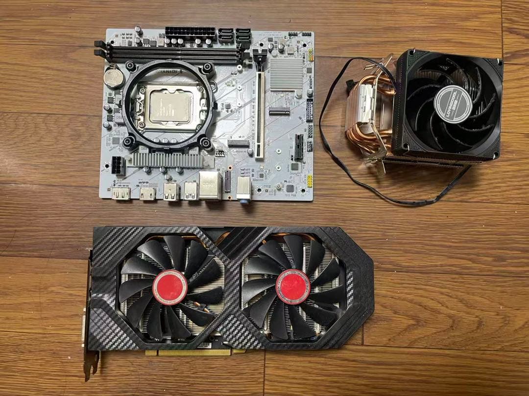 その他 Intel Core i5-12100F + XFX Radeon RX 580