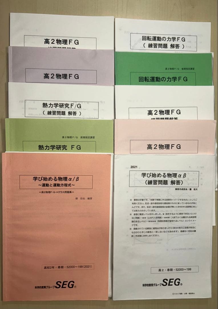 SEG教材　高2物理