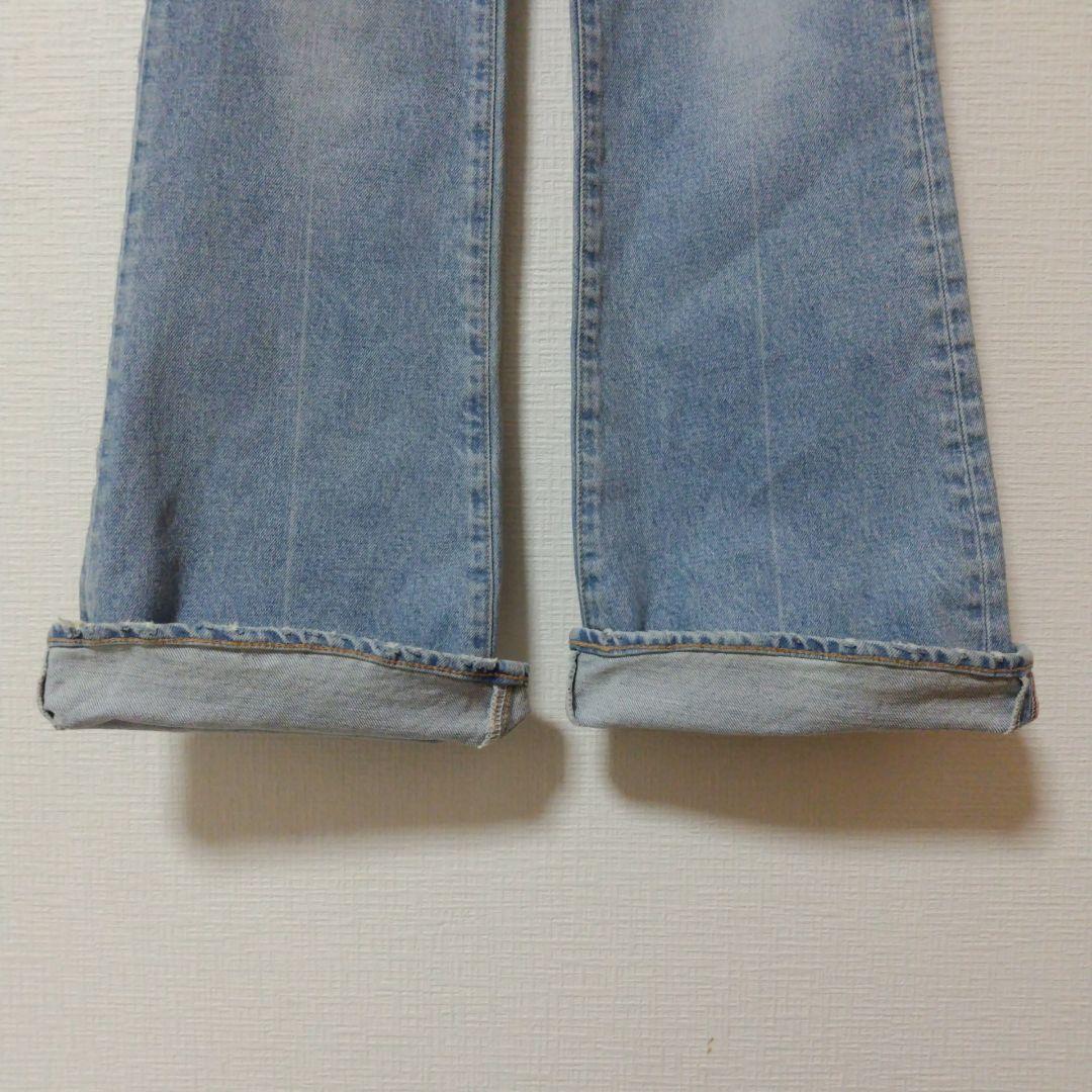 【美品】MOUSSY MVS FLARE 25インチ ライトブルー マウジー
