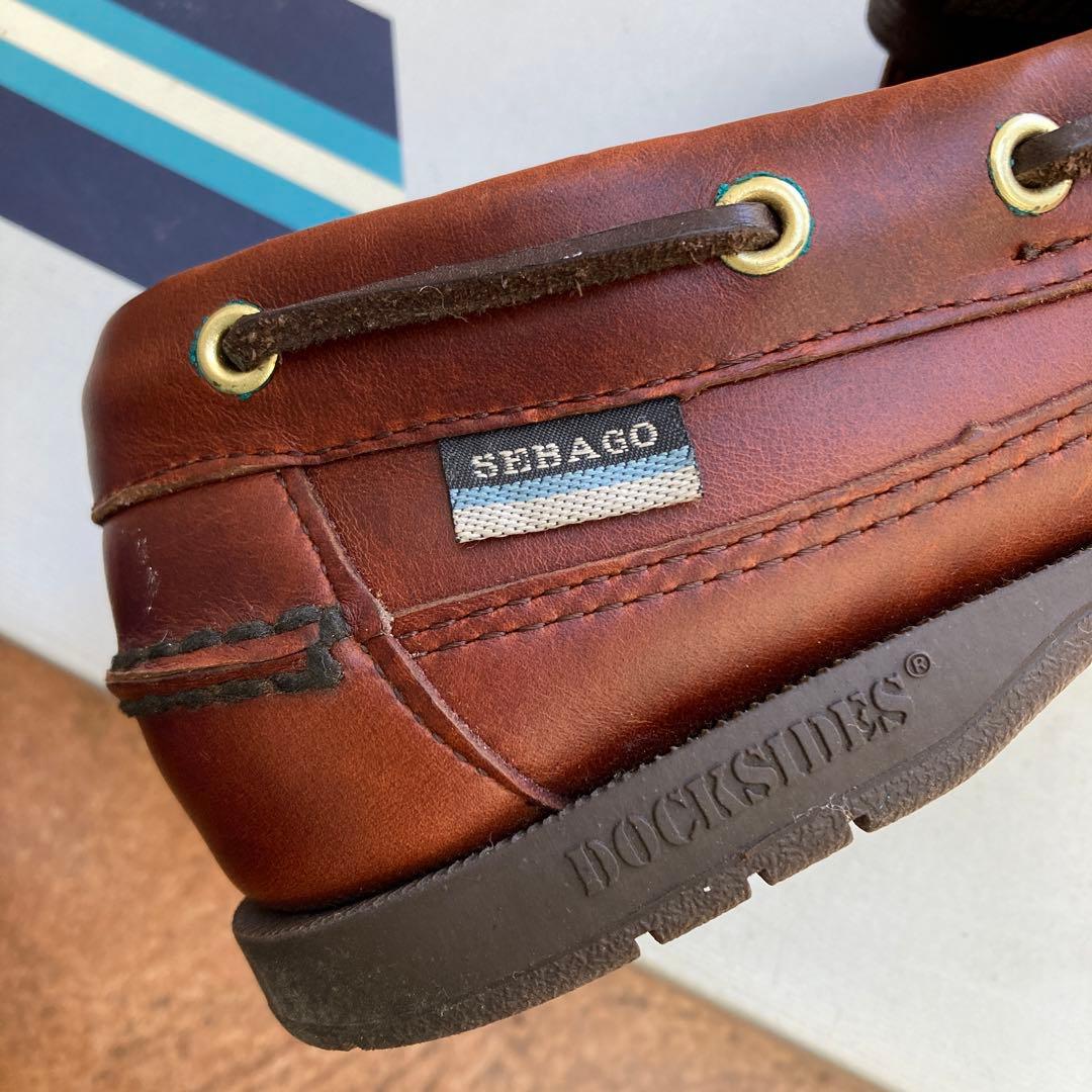SEBAGO ブラウン ローファー　牛革　モカシン　デッキーシューズ