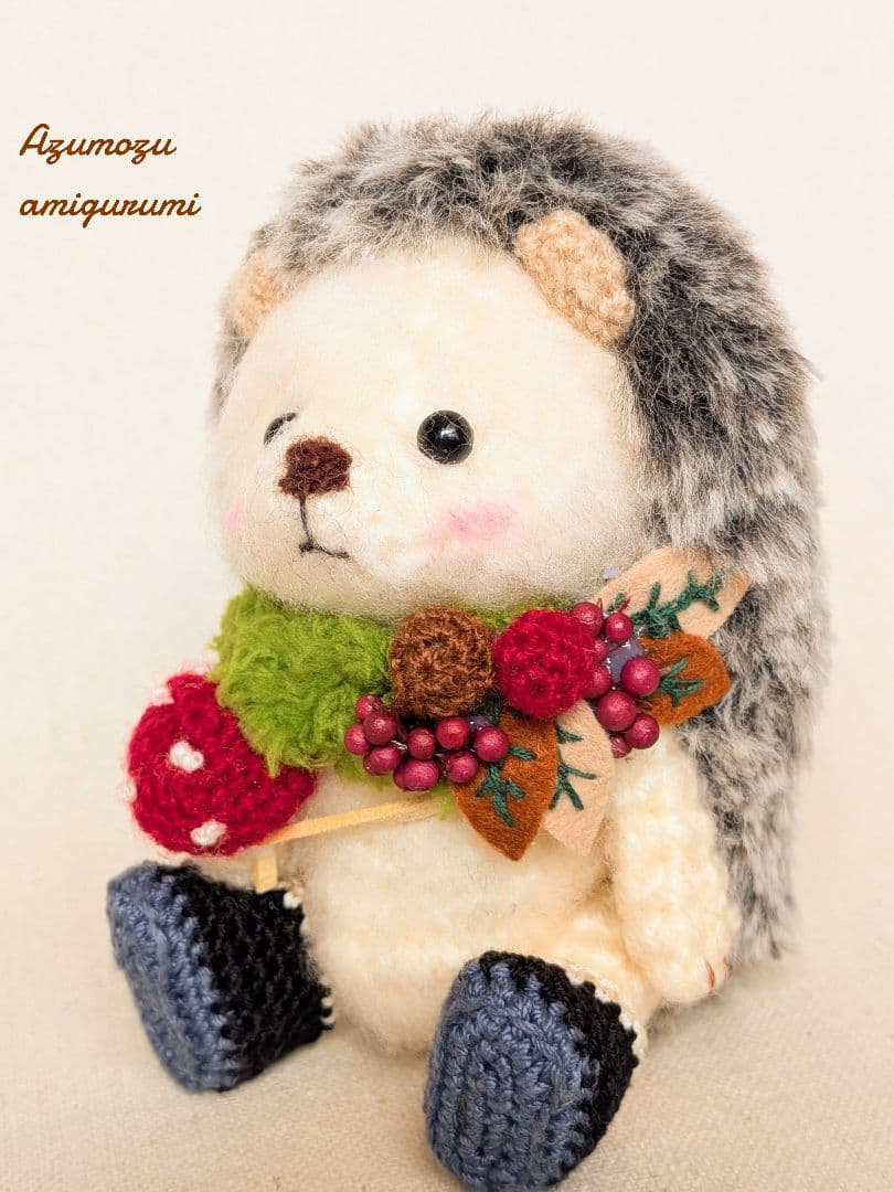 凛*.様 あみぐるみ★ハリネズミくん★ハンドメイド