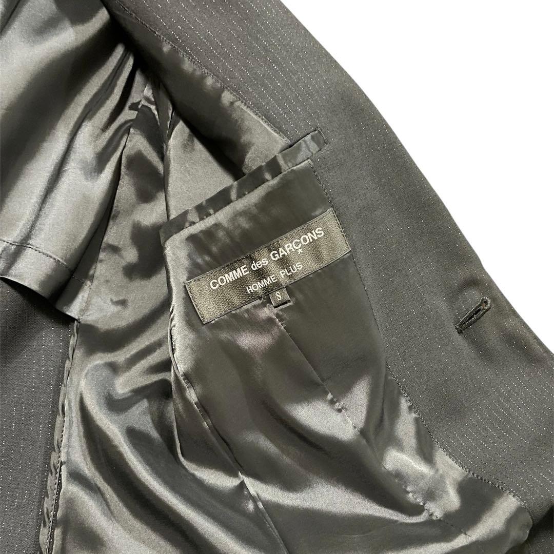 15AW HOMME PLUS 儀式期 ラメストライプ 捻れジャケット
