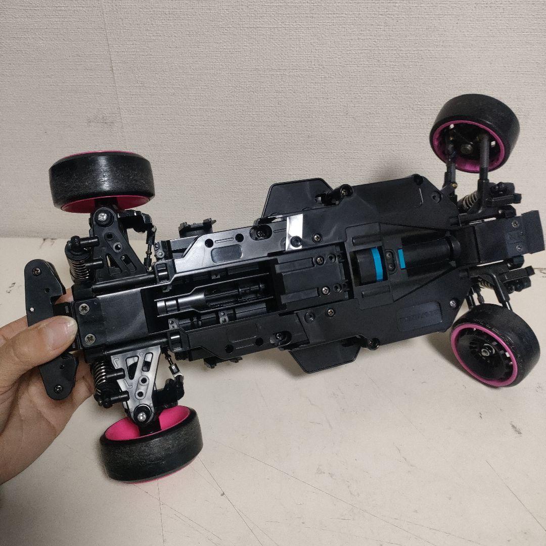 タミヤBT-01、MRC二駆ドリコンバージョンキット組込み済、シビックボディ付き