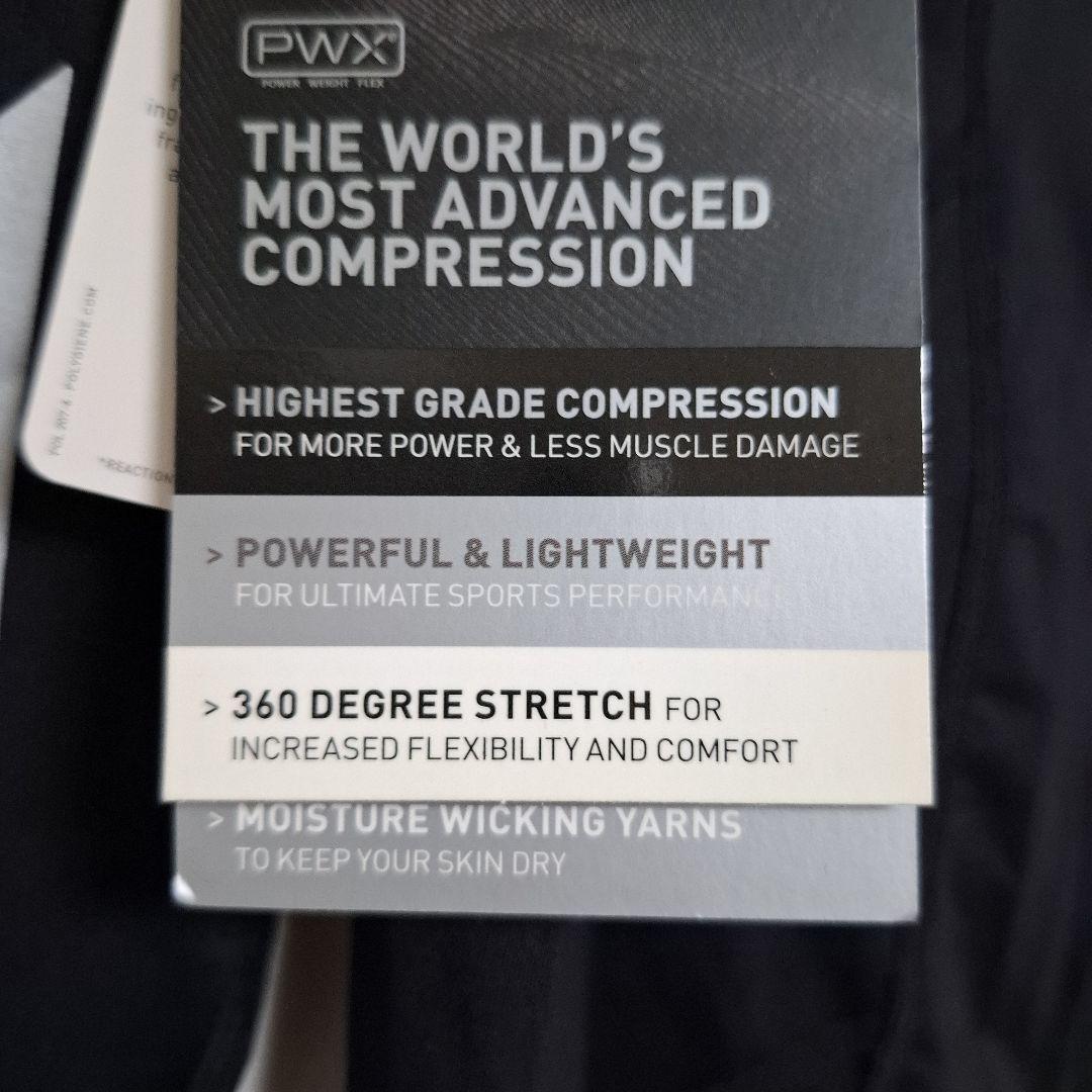 2XU PWX　ロングスリーブトップス 高圧縮長袖シャツ 黒　メンズSサイズ
