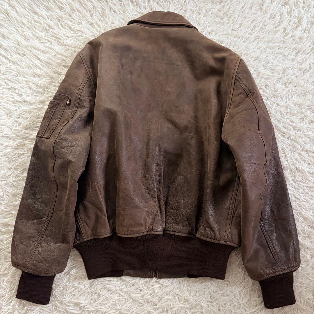 アルファインダストリー　CWU-45P フライトジャケット　オールレザー